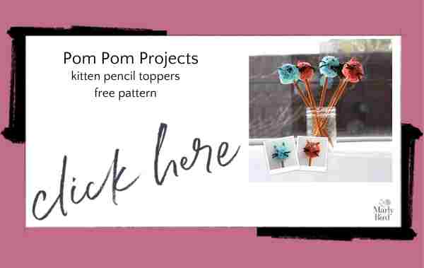 pom pom pencil toppers craft project