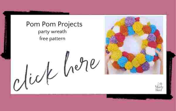 pom pom projects party wreath