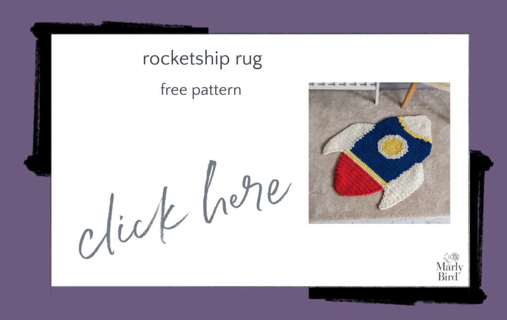 Crochet Rocket Rug Free Crochet Pattern