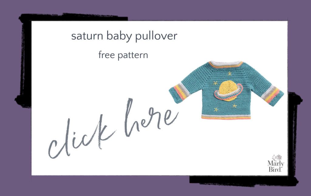 Crochet Saturn Baby Pullover Free Crochet Pattern