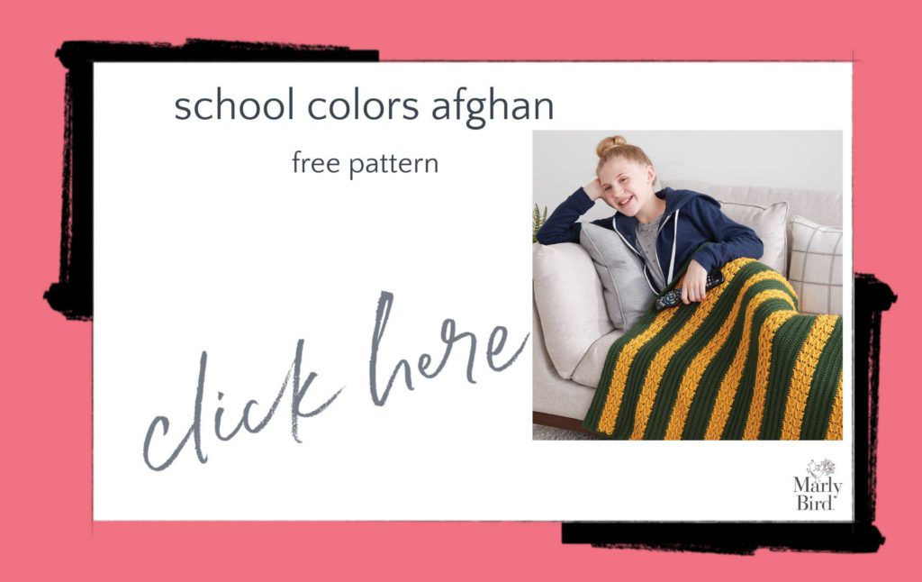 School Colors Afghan