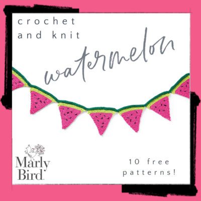 10 Free Watermelon Knit & Crochet Projects