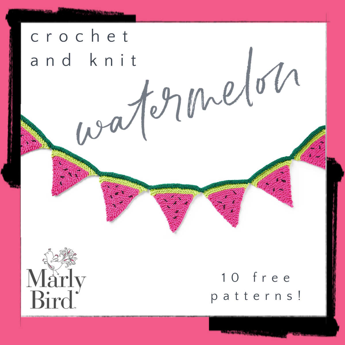 10 Free Watermelon Knit And Crochet Projects