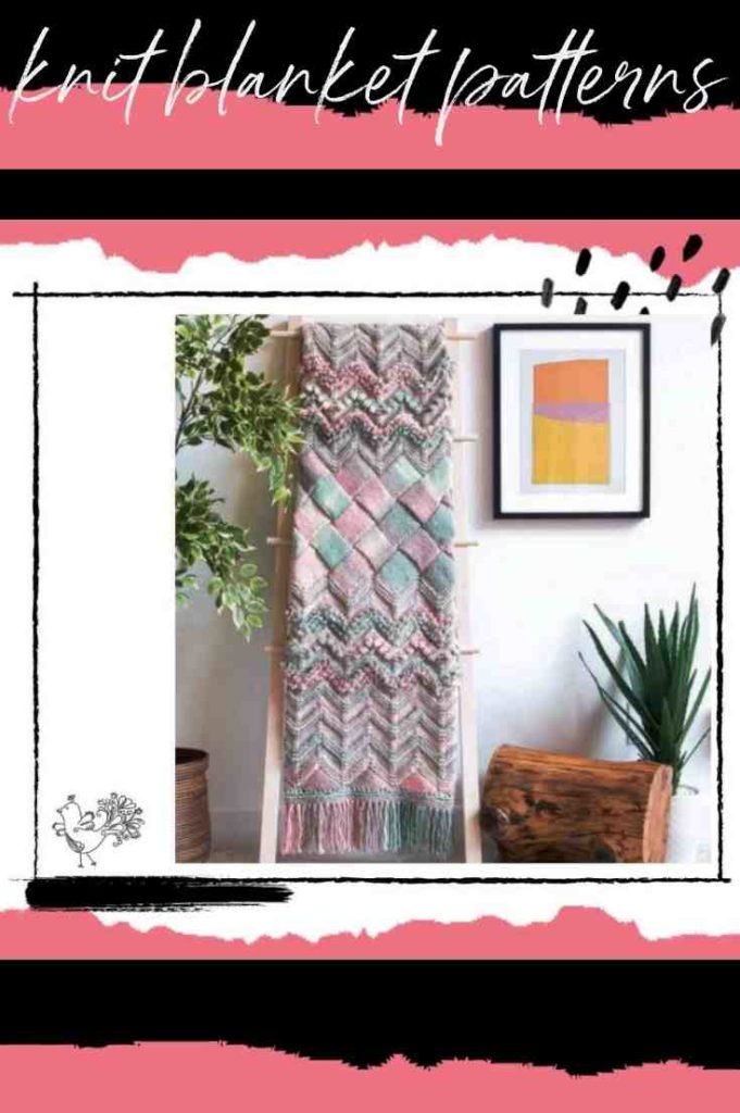 JOANN SAL 2020 knit blanket pattern