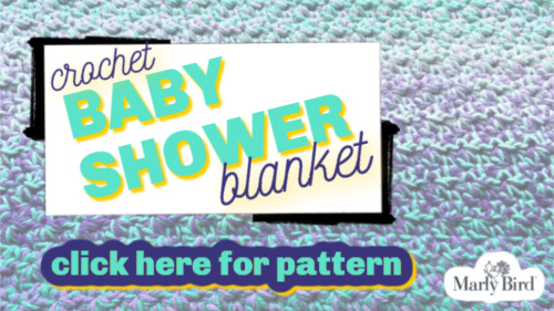 Click here for a Double-Stranded Crochet Blanket Pattern - Baby Shower Blanket - Marly Bird