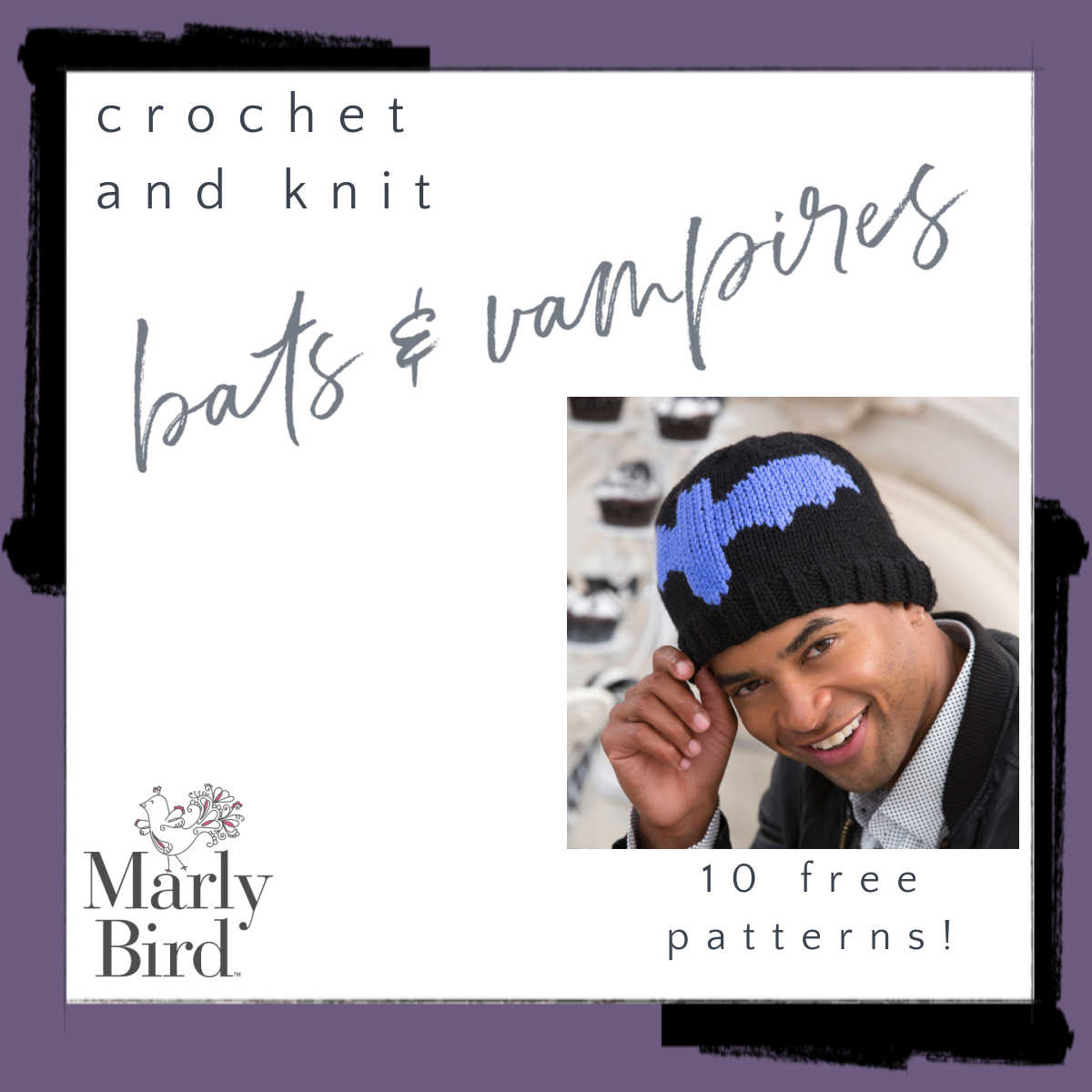 10 Free Bats and Vampire Knit and Crochet Projects - Marly Bird