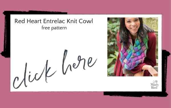 entrelac knit cowl free pattern