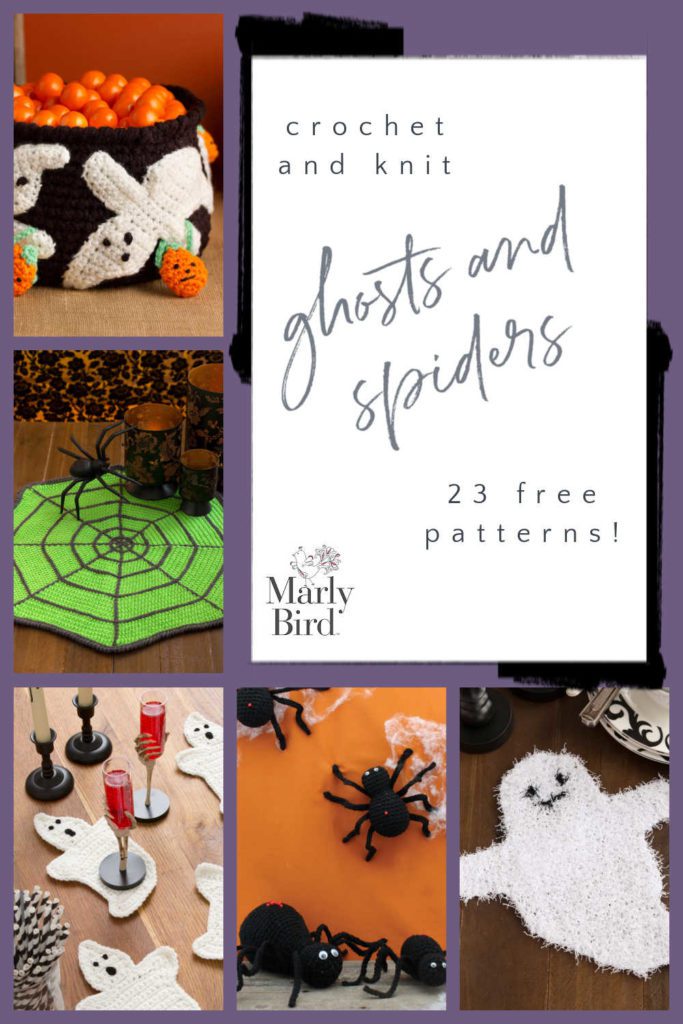 23 Free Ghosts and Spiders Knit and Crochet Patterns