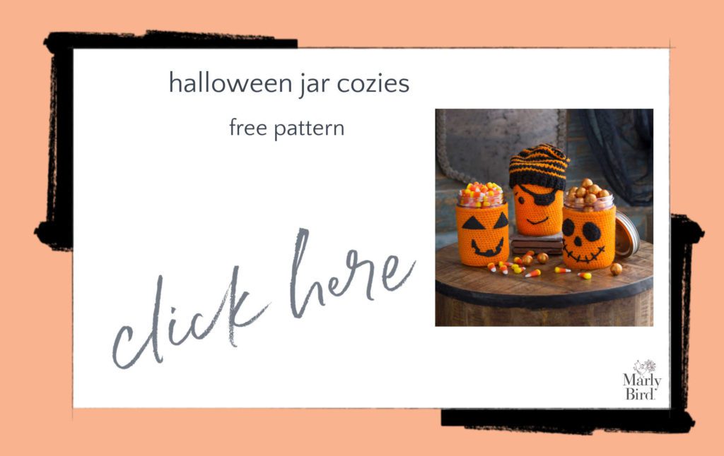 Halloween Jar Cozies Free Crochet Pattern