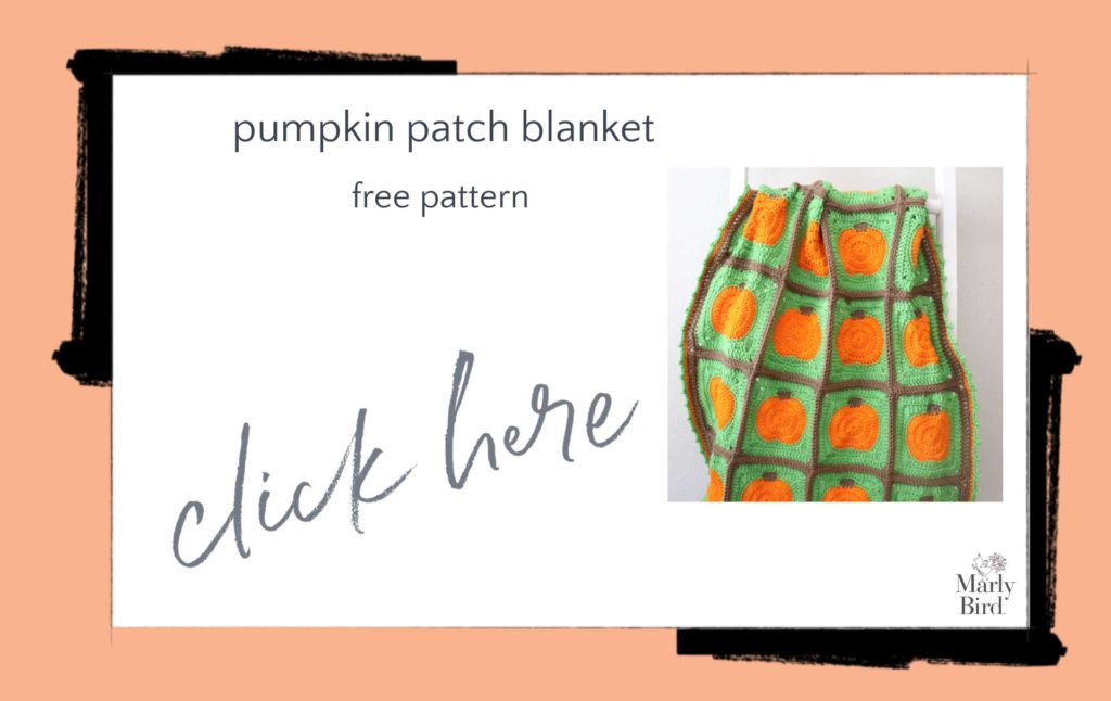 Crochet Pumpkin Patch Blanket Free Crochet Pattern
