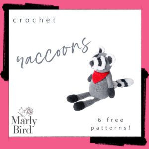 6 Free Racoon Patterns to Crochet