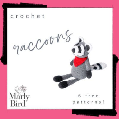 6 Free Racoon Patterns to Crochet