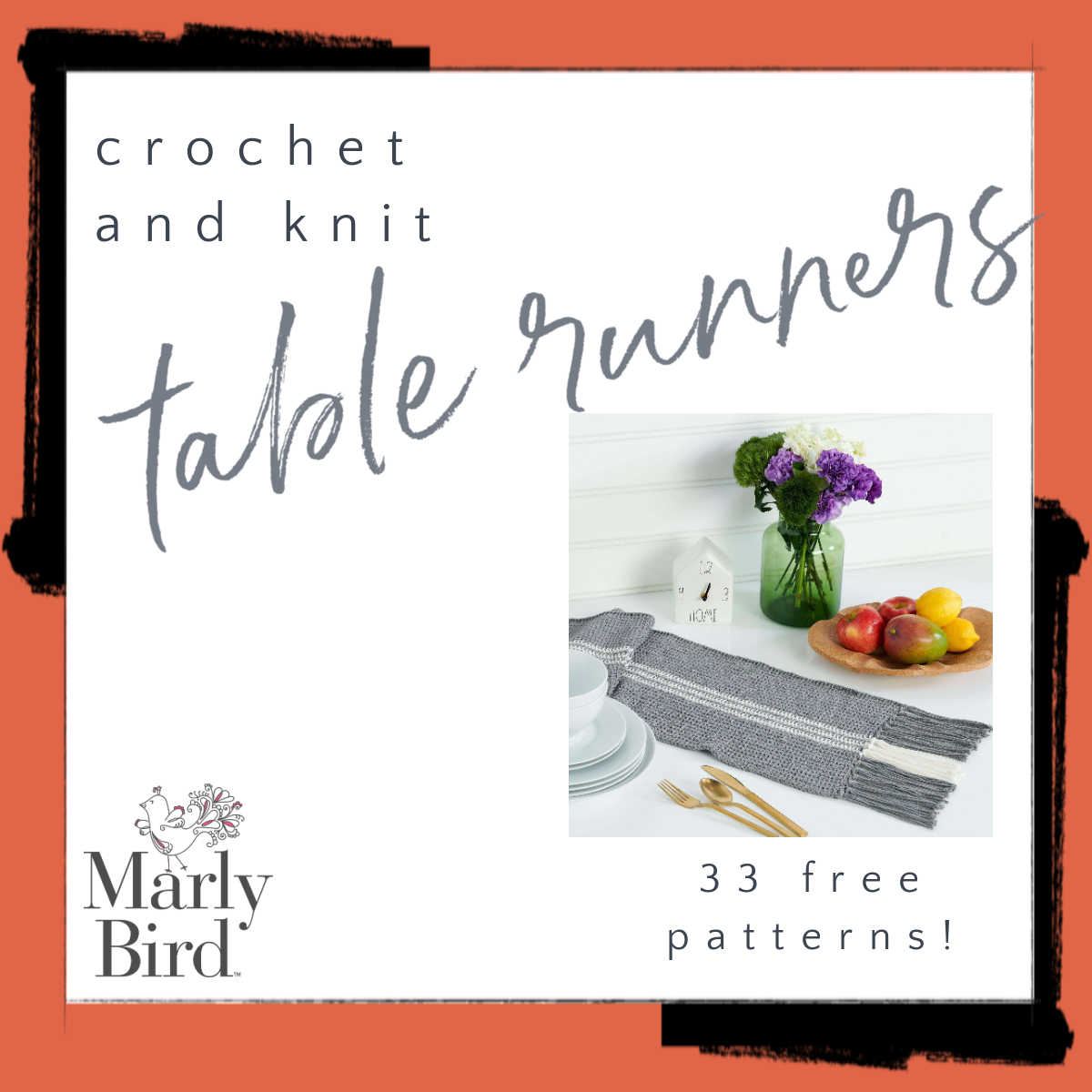 33 Free Knit and Crochet Table Runner Patterns