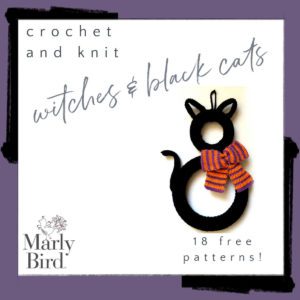 18 Free Witch and Black Cat Patterns to Crochet and Knit