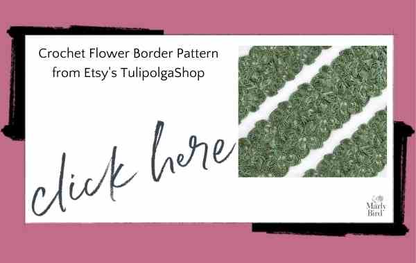 Crochet Flower Border Pattern from TulipolgaShop