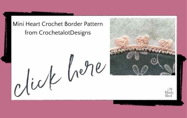 ni Heart Crochet Border Pattern from CrochetalotDesigns