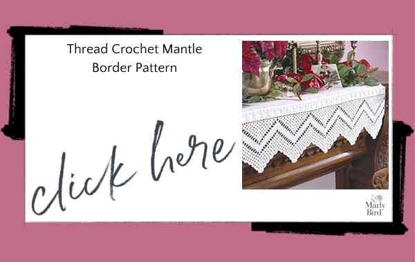 Thread Crochet Mantle Skirt Edging Pattern