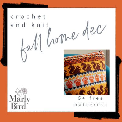 54 FREE Fall Home Decor Crochet and Knit Patterns