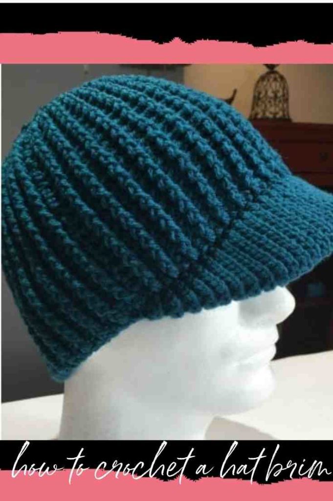 how to crochet the brim of a hat
