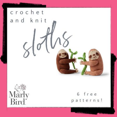6 Free Sloth Knit and Crochet Patterns