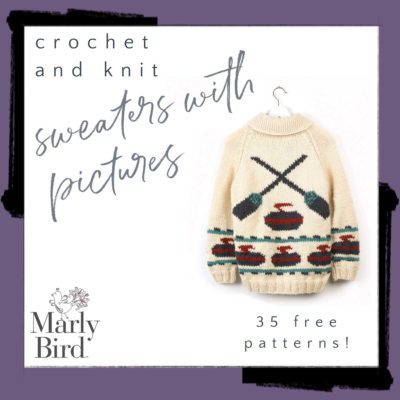 35 Graphic Knit and Crochet Sweaters (Designs with Pictures Incorporated) Free Patterns