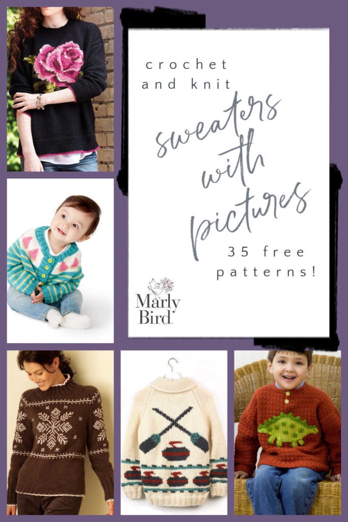 35 Sweaters with Pictures Free Patterns