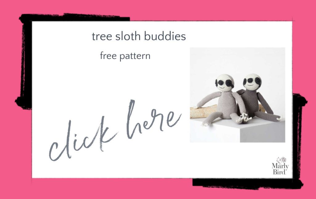 Tree Sloth Buddies to Crochet Free Crochet Pattern