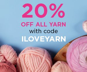 wecrochet yarn sale for I love yarn Day