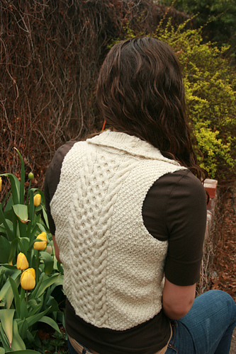 cable knit sweater vest pattern