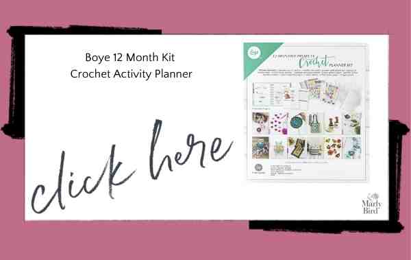 Boye 12 Month Kit Crochet Activity Planner