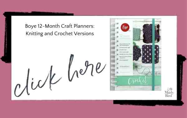 Boye 12-Month Knitting and Crochet Planners