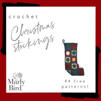 44 FREE Crochet Christmas Stocking Patterns to Quickly Brighten Your Holiday Season