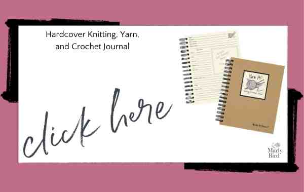 . Hardcover Knitting, Yarn, and Crochet Journal