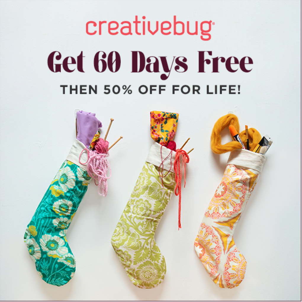 free online craft classes with creativebug