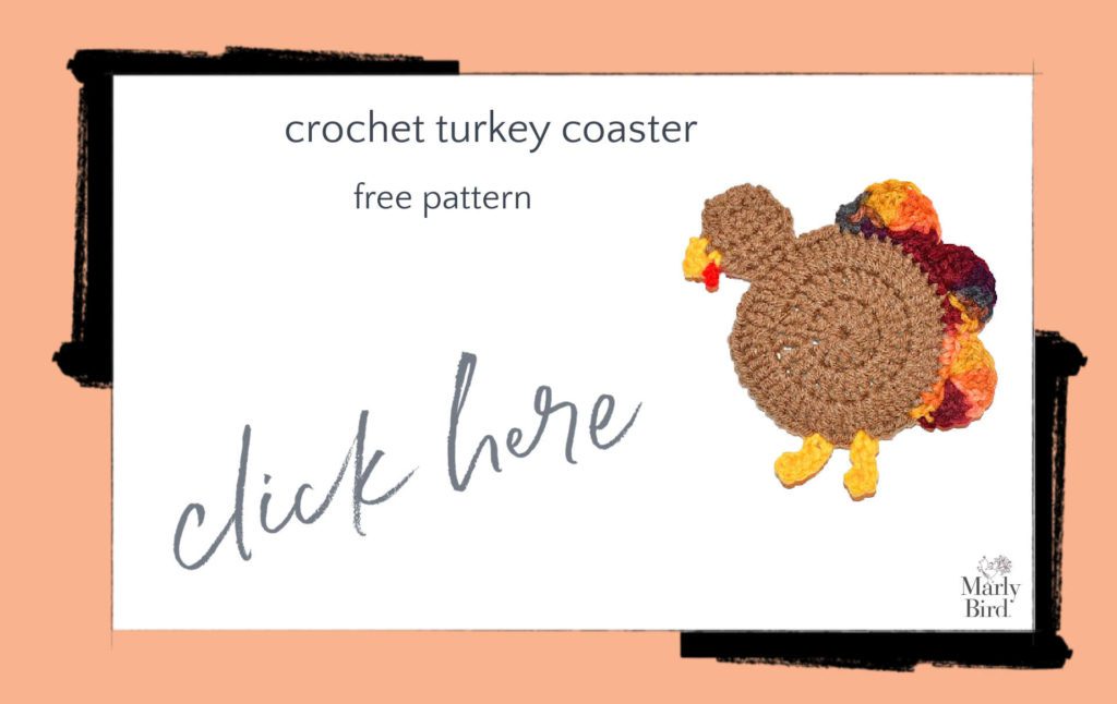 Amy's Crochet Patterns Crochet Turkey Coaster