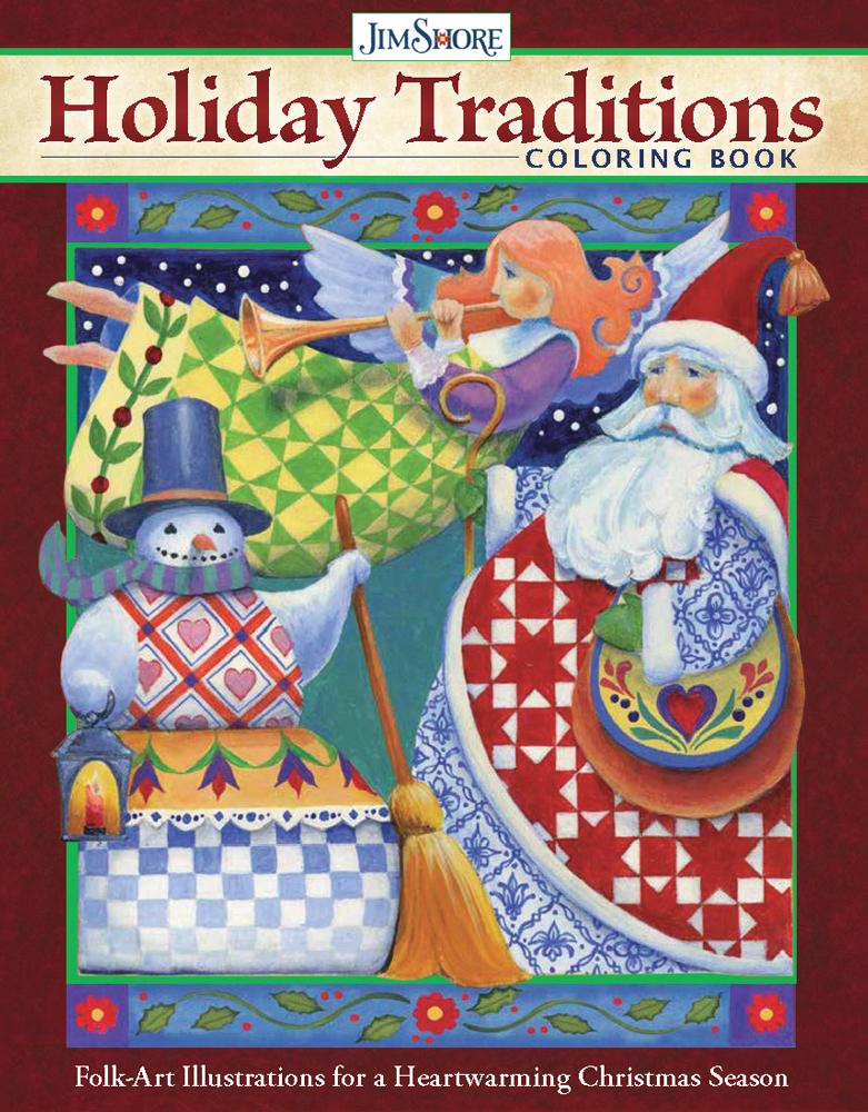 Holiday Traditions Coloring Book from Mary Maxim Catalog