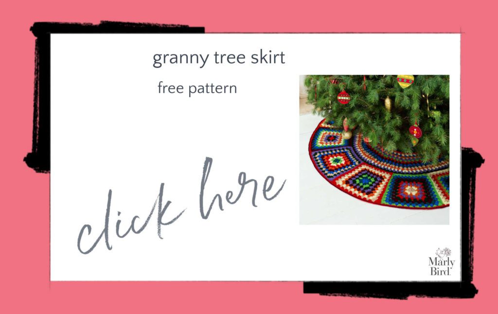 Granny Tree Skirt Free Crochet Pattern