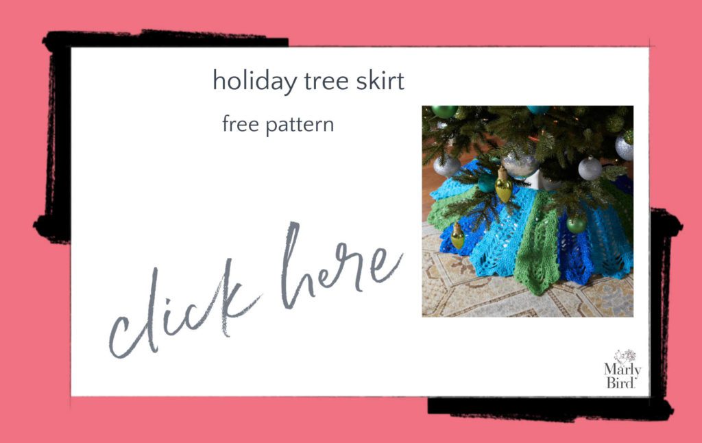 Holiday Tree Skirt Free Crochet Pattern