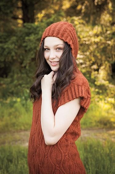 hooded knit sweater dress pattern