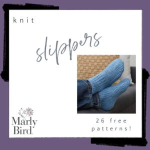 26 Free Knit Slipper Patterns