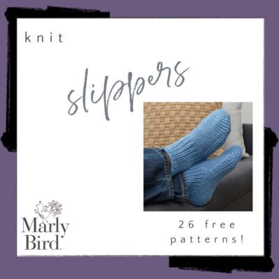26 FREE Knit Slipper Patterns