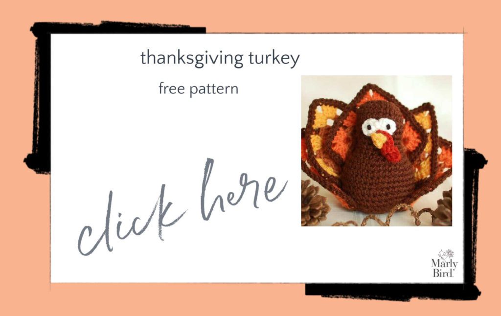 Petals to Picots Thanksgiving Turkey