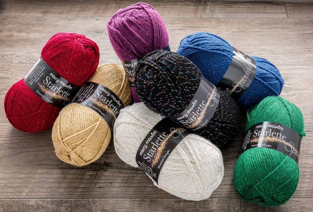 starlette sparkle yarn from mary maxim