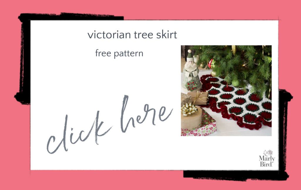 Victorian Tree Skirt Free Crochet Pattern