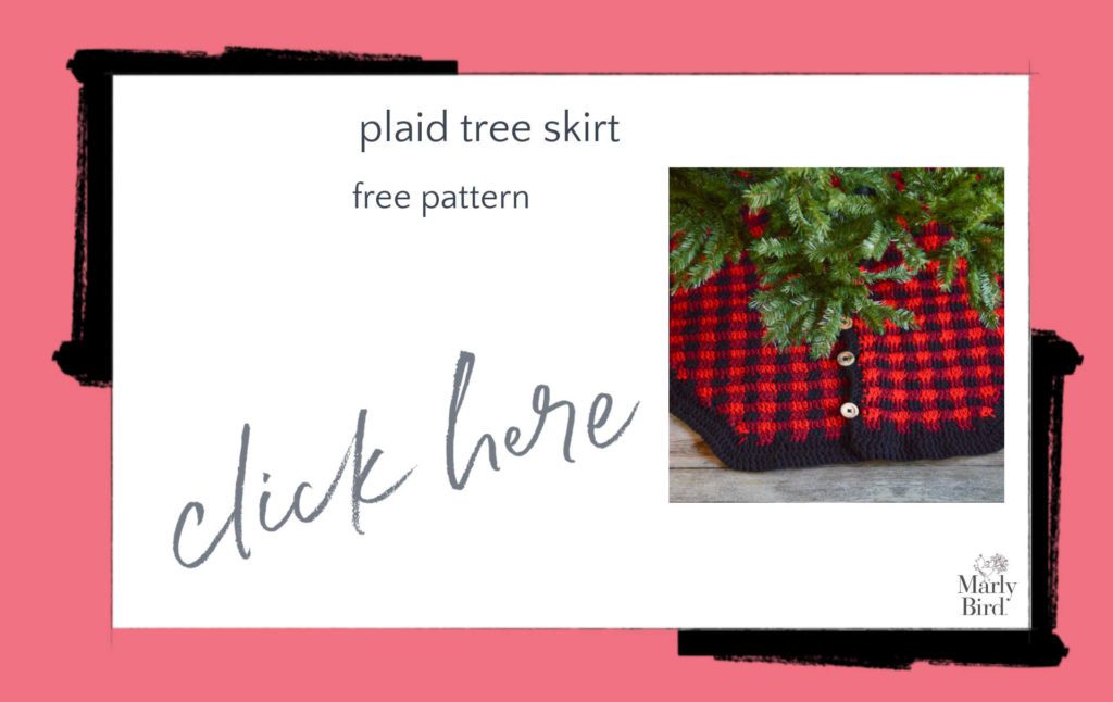 Plaid Tree Skirt by Whistle and Ivy