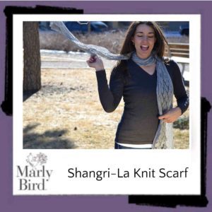 Garter Stitch Lace Knit Shawl Pattern