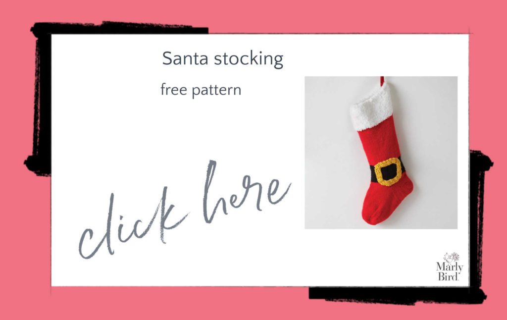 Knit and Crochet Santa Claus Patterns. - knit stocking