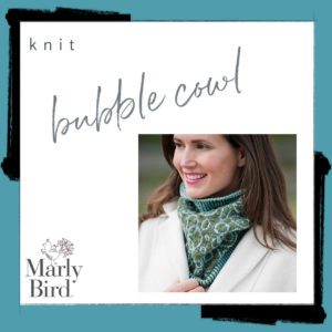 bubble cowl knit pattern