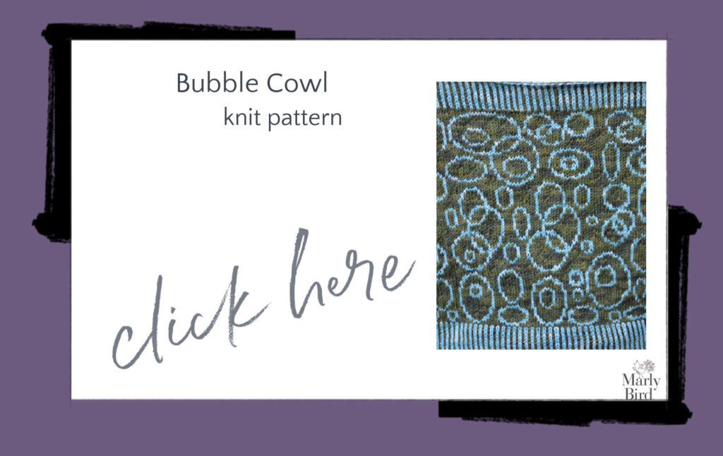 bubble cowl knitting pattern