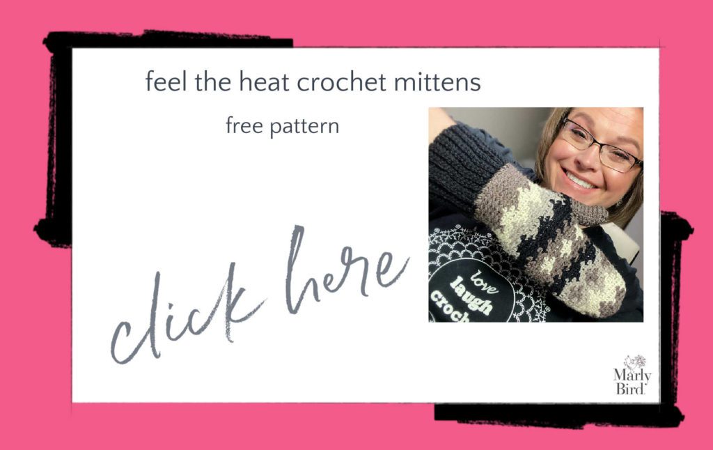 Feel the Heat Crochet Mittens Free Crochet Pattern